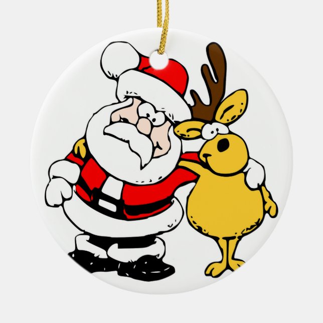 Weihnachtsfreunde Ornament (Vorne)
