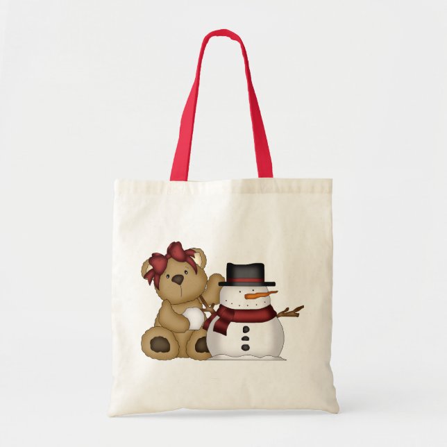 Weihnachtsfreunde Tasche (Vorne)