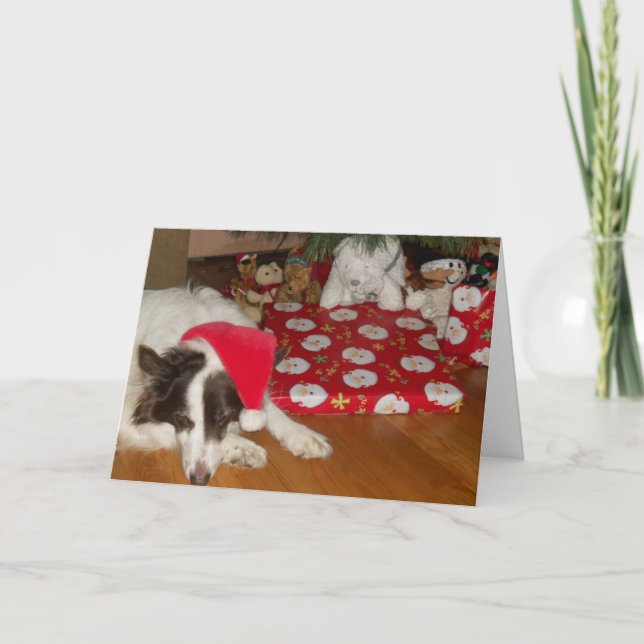 Weihnachtsfrieden Feiertagskarte (Vorderseite)