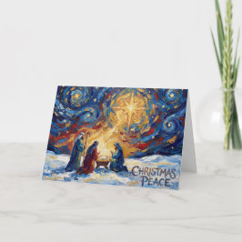 Weihnachtsfriedens-Weihnachtskarte Karte