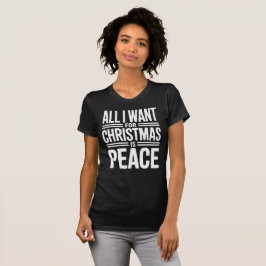Weihnachtsfriedenszitat T-Shirt
