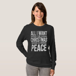 Weihnachtsfriedenszitat T-Shirt