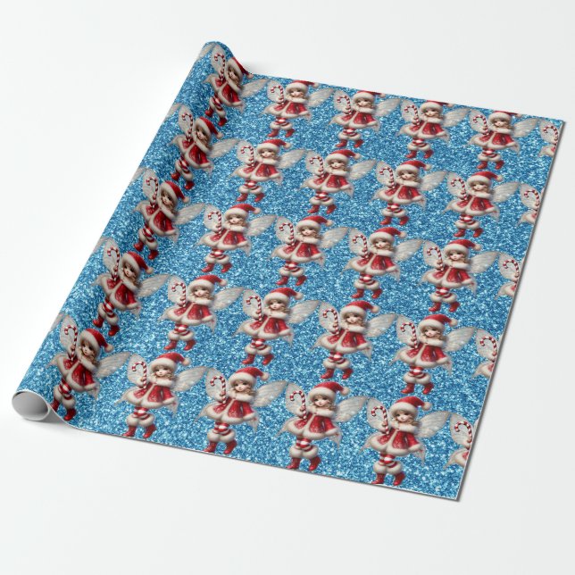 Weihnachtsfrittierpapier Geschenkpapier (Ungerollt)