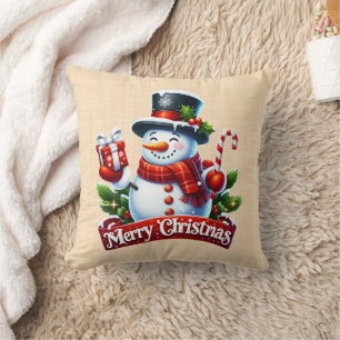 Weihnachtsfrohe Festlichkeit Kissen
