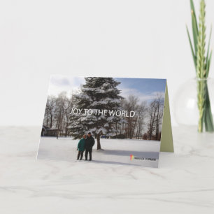 Weihnachtsfront Feiertagskarte