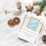 Weihnachtsfront Neue Zuhause für die Weihnachtskar Einladung<br><div class="desc">Mit dieser bewegenden Weihnachtsankündigung geben Sie Ihre neue Adresse bekannt. Die Weihnachtskarte ist ein rotes und grünes Weihnachtsthema mit einfachem Text. Der gesamte Text auf der Vorder- und Rückseite der Karte kann so angepasst werden, dass Sie Ihre eigene persönliche Nachricht erstellen können. Diese Urlaubsankündigung ist in einer Vielzahl von Haustüren...</div>