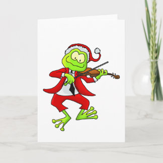 Weihnachtsfrosch Feiertagskarte