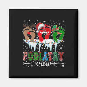 Weihnachtsfußabdruck Doktor Podiatrist Podiatrie C Magnet
