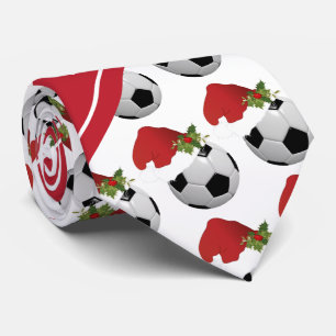 Weihnachtsfußball-Entwurf Krawatte