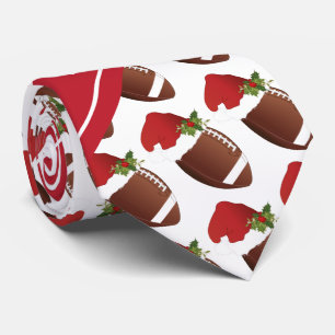 Weihnachtsfußball-Entwurf Krawatte