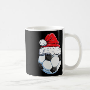 Weihnachtsfußball Ll Weihnachtsmannmütze Lustiger  Kaffeetasse