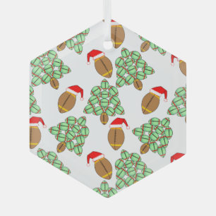 Weihnachtsfußball Ornament Aus Glas