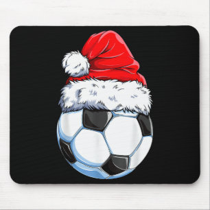 Weihnachtsfußball Santa Hut Lustige Srts Xmas Bo Mousepad