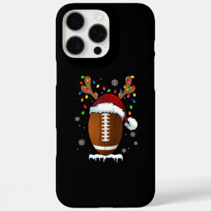 Weihnachtsfußball Santa Lichter Lustige Jungen Ich iPhone 16 Pro Max Hülle