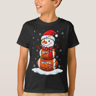 Weihnachtsfußball Schneemann Kinder Fußball Weihna T-Shirt