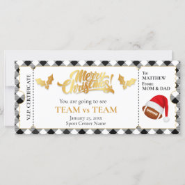 Weihnachtsfußball-Ticket, Überraschungsgutschein