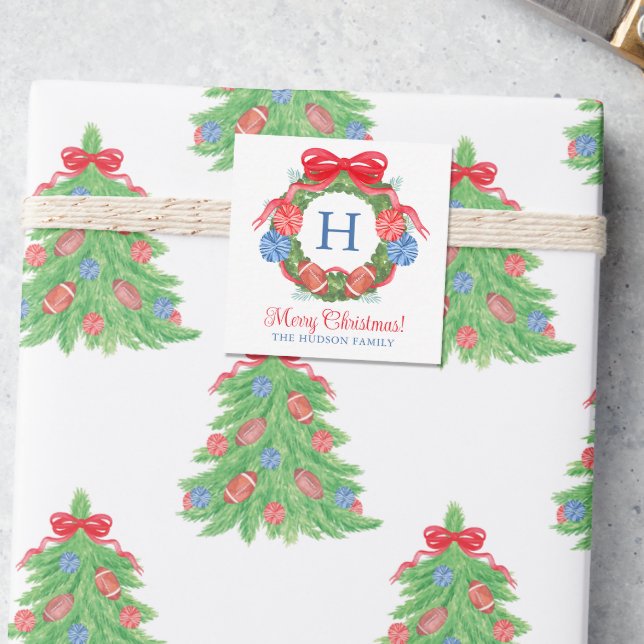 Weihnachtsfußball-Wettkampfumrandung Mitteilungskarte (Von Creator hochgeladen)