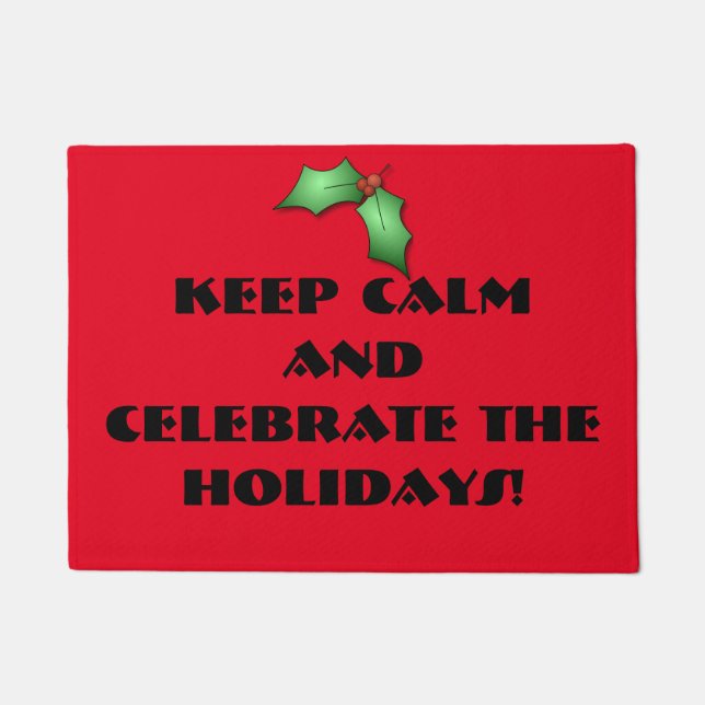 Weihnachtsfußmatten Fußmatte (Vorderseite)