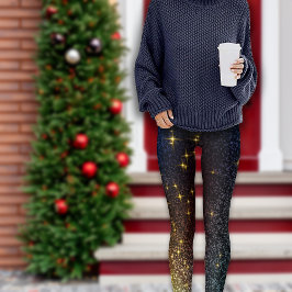 Weihnachtsgalaxie Glitzer Dazzling Leggings