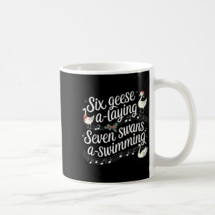 Weihnachtsgans 67 6 Gänse legen 7 Schwäne schwimme Kaffeetasse