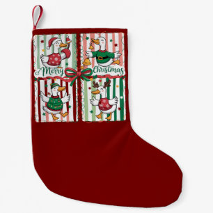 Weihnachtsgans Lustiges Feiertags Tier Rentier Ent Kleiner Weihnachtsstrumpf