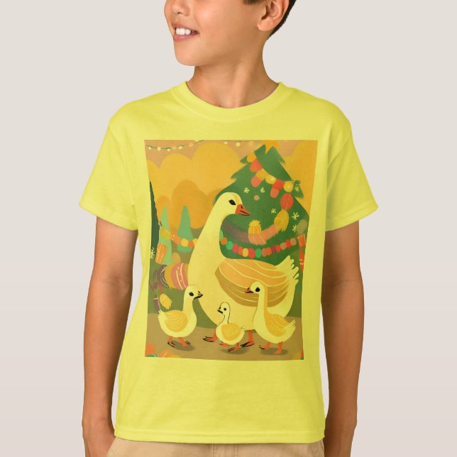 Weihnachtsgans T-Shirt (Vorderseite)