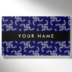 Weihnachtsgarland, Blau, Ihr Name, Personalisieren Namenschild