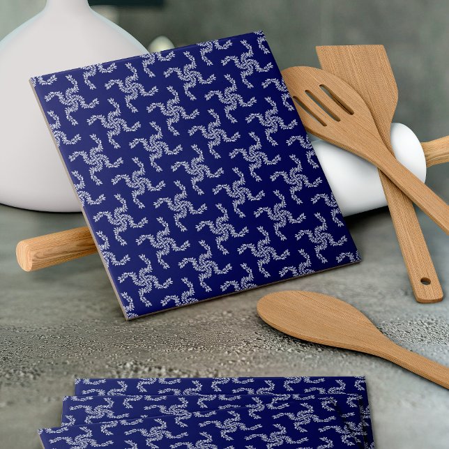 Weihnachtsgarland Blau, Weihnachtsdekoration, Weih Fliese (Von Creator hochgeladen)