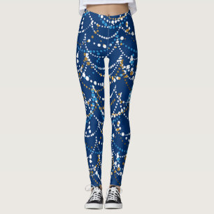 Weihnachtsgarland: Festliche nahtlose Muster Leggings