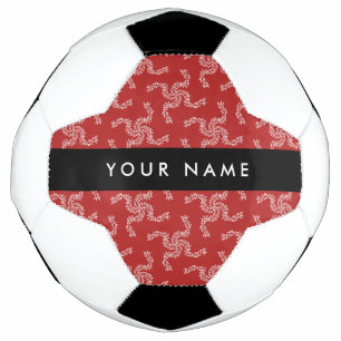 Weihnachtsgarland, Rot, Ihr Name, Personalisieren Fußball