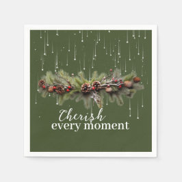 Weihnachtsgarland und Shooting Stars Cherish the Serviette