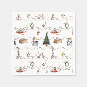 Weihnachtsgarlandefeier in Whoville Serviette