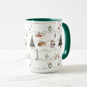 Weihnachtsgarlandefeier in Whoville Tasse