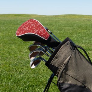 Weihnachtsgarten Rot, Weihnachtsdekoration, Weihna Golf Headcover