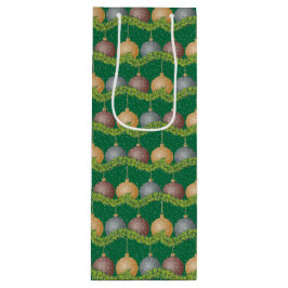 Weihnachtsgarten und -schmuck geschenktüte für weinflaschen