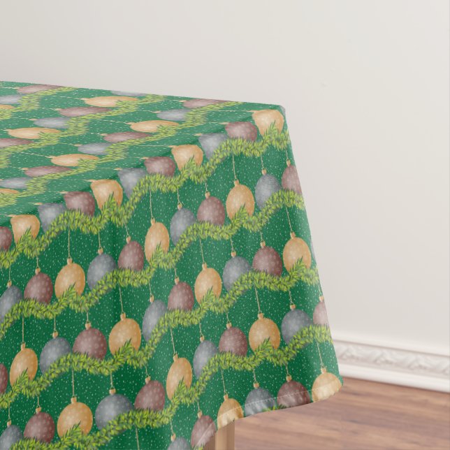 Weihnachtsgarten und -schmuck tischdecke (Beispiel)