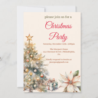 Weihnachtsgebäck aus Party Einladung