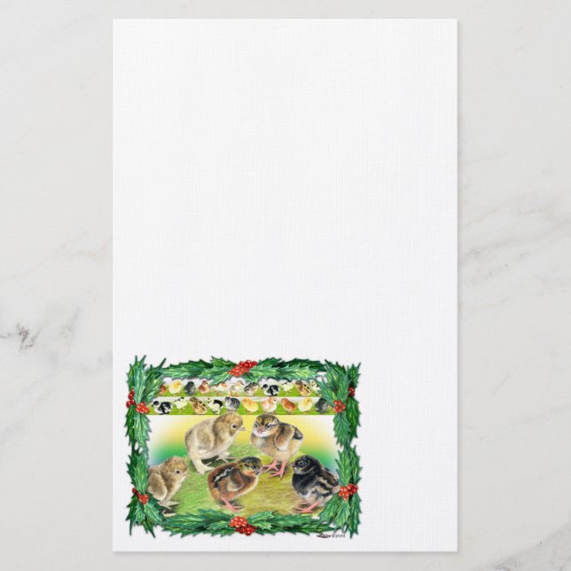 Weihnachtsgebäck Briefpapier (Vorderseite)