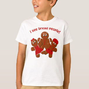 Weihnachtsgebäck Brötchen Menschen Sonnenlicher T-Shirt