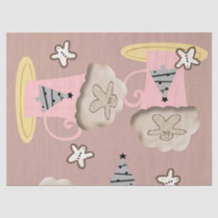 Weihnachtsgebäck Cappuccino Kaffee Seidenpapier