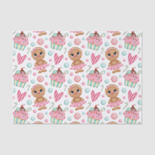 Weihnachtsgebäck Cookie Girl Candy & Cupcakes Seidenpapier