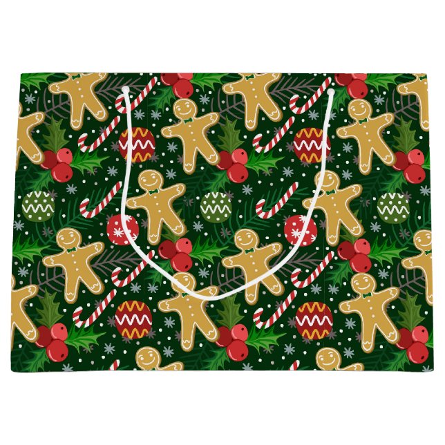 Weihnachtsgebäck Cookies Geschenktasche Große Geschenktüte (Vorderseite)