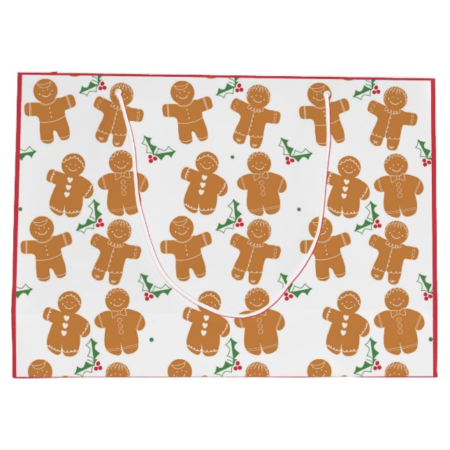 Weihnachtsgebäck Cookies Geschenktasche Große Geschenktüte (Rückseite)