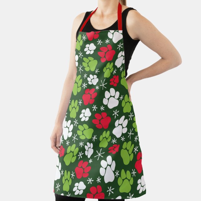 Weihnachtsgebäck Drucke Muster Hunde Groomere Schürze (InSitu)