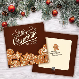 Weihnachtsgebäck Feiertagskarte