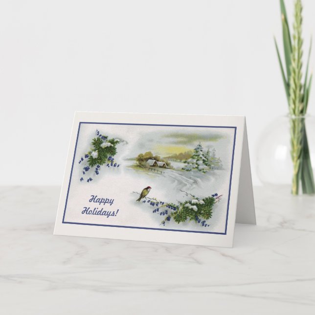 Weihnachtsgebäck Feiertagskarte (Vorderseite)