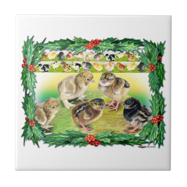 Weihnachtsgebäck Fliese (Vorderseite)