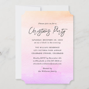 Weihnachtsgebäck für Aquarellen Einladung