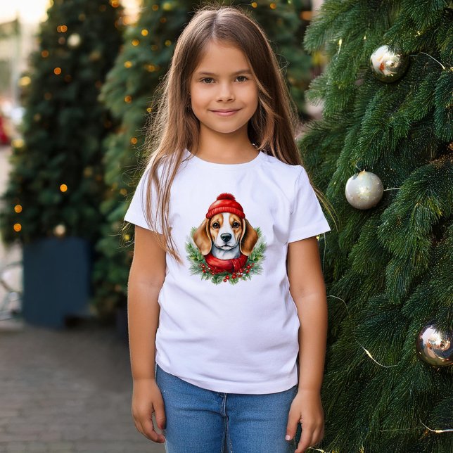 Weihnachtsgebäck für Wasserfarben Beagle T-Shirt (Von Creator hochgeladen)