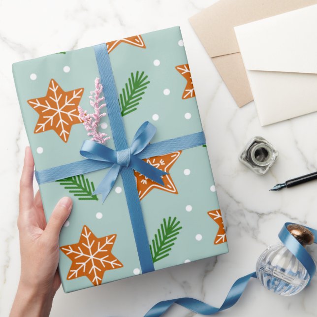 Weihnachtsgebäck Geschenkpapier (Schenken)